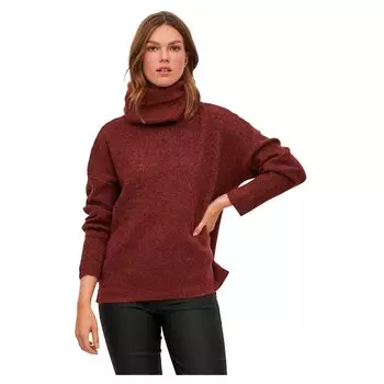 Свитер Vila Cilia Roll Neck, коричневый