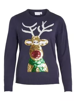 Свитер Vila Cupid, темно-синий