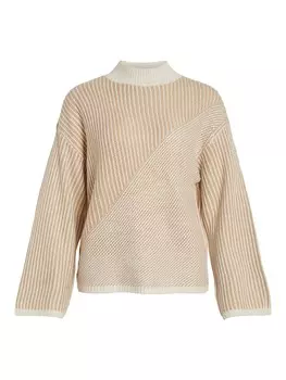 Свитер Vila Dubline, темно-бежевый