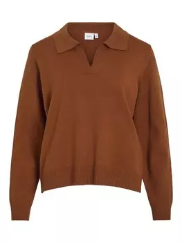 Свитер VILA, коричневый