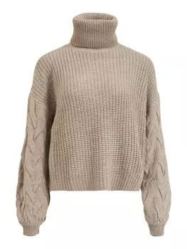 Свитер Vila Oa, темно-бежевый