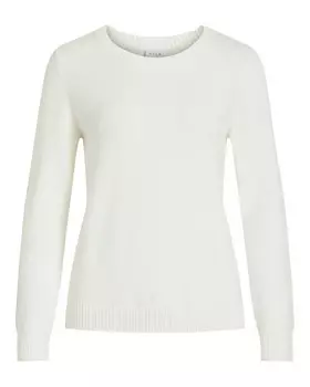 Свитер VILA однотонный, белый
