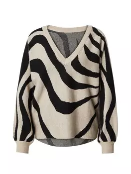 Свитер Vila Ril, пестрый бежевый