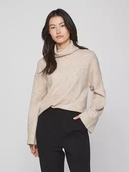 Свитер Vila Rollkragen, бежевый