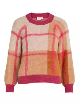 Свитер Vila, розовый/темно-розовый