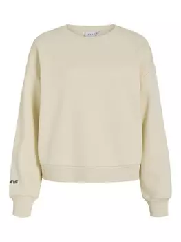 Свитер VILA Sweatshirt, экрю