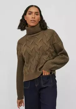 Свитер VILA, темно-зеленый