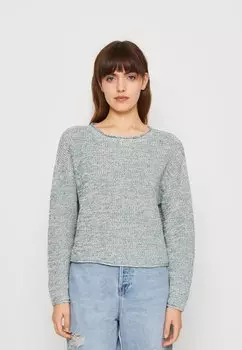 Свитер VILA Vikalia O Neck Crop, серый