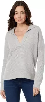 Свитер Vineyard Vines Textured Rib Polo Sweater, цвет Light Gray Heather