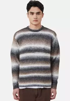 Свитер VINTAGE STRIPE Cotton On, коричневая полоска омбре