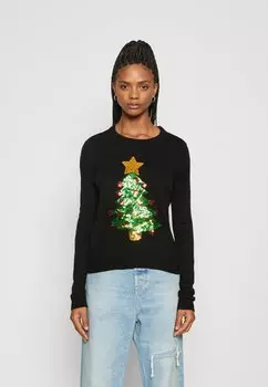 Свитер Viseason Christmas Sequins VILA, черный