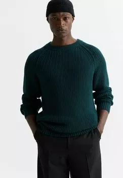 Свитер VISTULA, бутылочно-зеленый