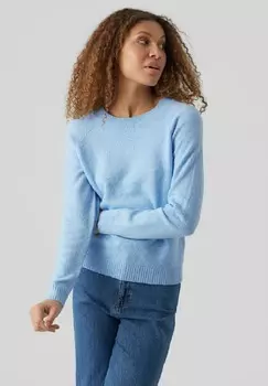 Свитер Vmdoffy Oneck Vero Moda, светло-синий