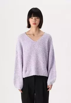 Свитер VMJULIETTE V NECK Vero Moda, сиреневый