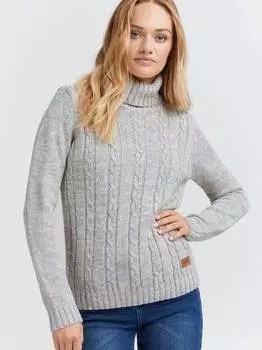 Свитер-Водолазка oxphilipa Oxmo, серый