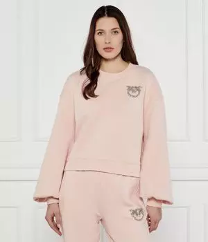 Свитер в церезоле Relaxed fit Pinko, коричневый