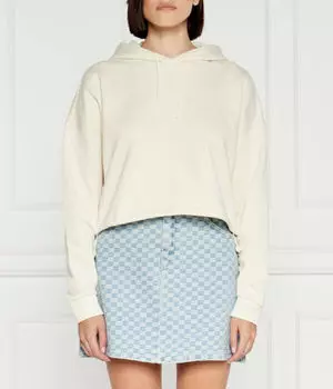 Свитер в Дилви Cropped fit Hugo Blue, экрю