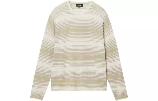 Свитер в горизонтальную полоску Stussy, Ecru