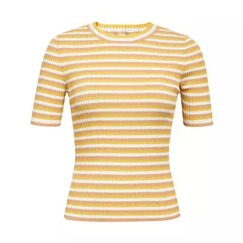 Свитер в полоску Deep Breath, желтый / белый