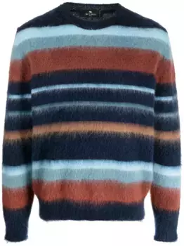 Свитер в полоску ETRO, синий
