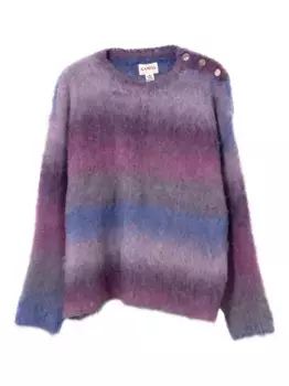 Свитер в полоску KAMIYA, фиолетовый