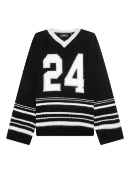 Свитер в полоску Nahmias, черный