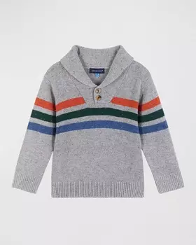 Свитер в разноцветную полоску для мальчика, размеры 2–7 Andy & Evan
