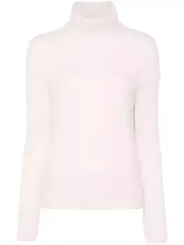 Свитер в рубчик ALLUDE, розовый