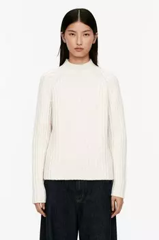 Свитер в рубчик Arket, белый