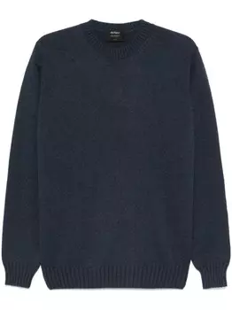 Свитер в рубчик Dell'oglio, синий