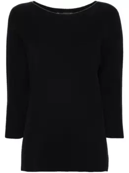 Свитер в рубчик Fabiana Filippi, синий