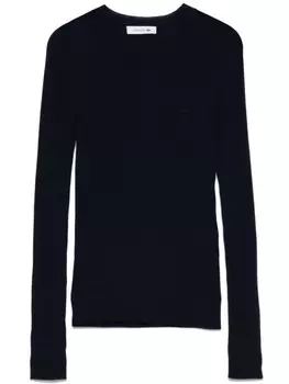 Свитер в рубчик Lacoste, синий