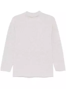 Свитер в рубчик Le Tricot Perugia, серый