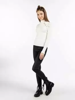 Свитер в рубчик Mymo, белый