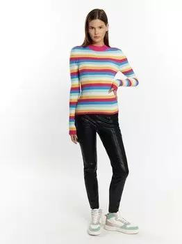 Свитер в рубчик Mymo, розовый