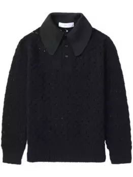 Свитер в рубчик Toga, черный