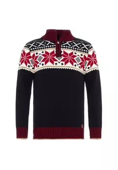 Свитер в скандинавском дизайне CIPO & BAXX, цвет Darkblue