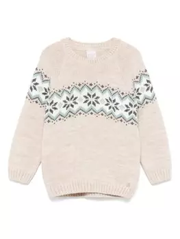 Свитер в стиле «фэр-айл» Паса Родригеса Paz Rodriguez, кремовый