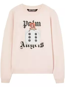 Свитер в стиле «Холли Пин-Ап» Palm Angels, розовый