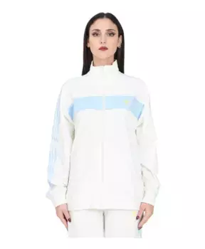 Свитер в стиле колор блок Adidas Originals, белый