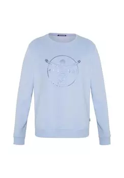 Свитер в стиле лейбла CHIEMSEE, цвет Brunnera Blue