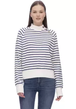 Свитер в стиле рэгвир "MAJJORKA", воротник-шалька Ragwear, кремовый