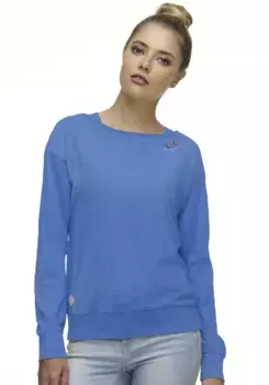 Свитер в стиле рэгвир "NEREA" с декоративными пуговицами под красивое дерево Ragwear, синий