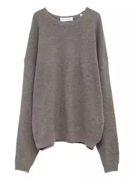 Свитер вафельной вязки FEAR OF GOD ESSENTIALS, нейтральный