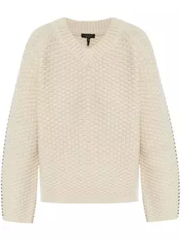 Свитер вафельной вязки rag & bone, нейтральный