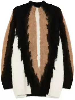Свитер Walter Van Beirendonck big foot jumper, коричневый