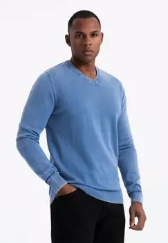 Свитер WASHED Ombre, синий