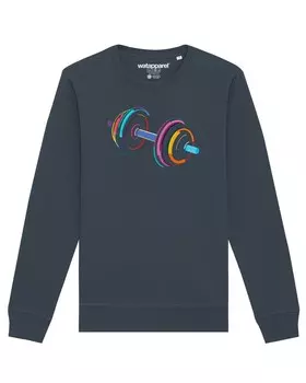 Свитер Watapparel Sweatshirt 80s Hantel, антрацит
