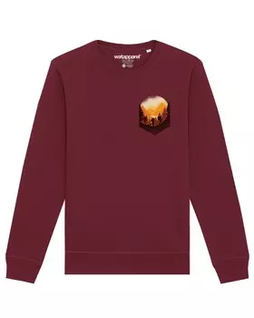 Свитер Watapparel Sweatshirt, бордовый