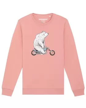 Свитер Watapparel Sweatshirt Br auf Bike, розовый